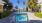 a swimming pool in a courtyard